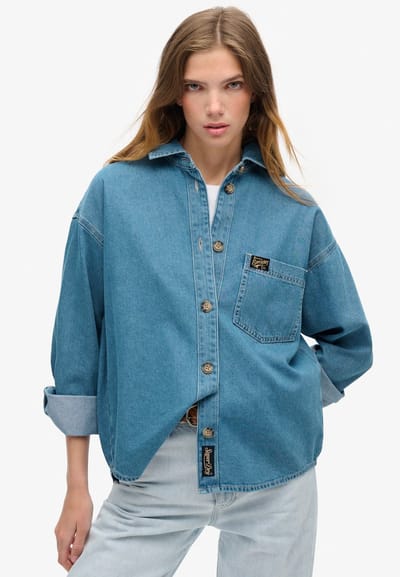 Superdry - Denim overshirt - Dames - Shirts