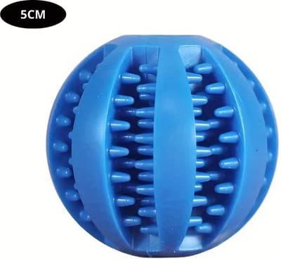 Livano Honden Speelgoed - Hond - Speelgoed - Dog Toy - Hondenbal - Snacks - Blauw 5cm