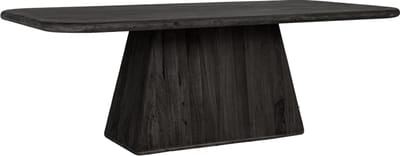 Tower Living Eetkamertafel Asti Zwart 200cm