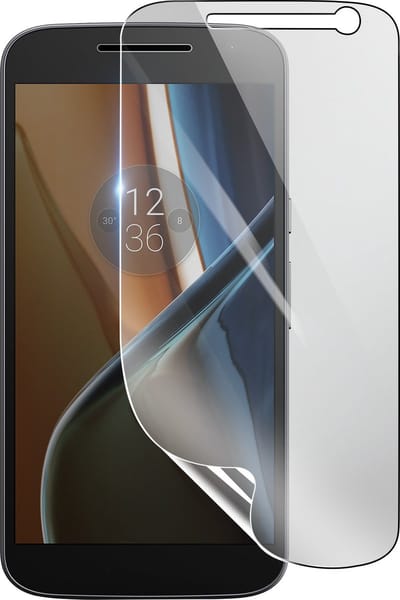3mk, Geschikt voor Motorola Moto G4, Schokbestendige Hydrogel Screenprotector, Transparant