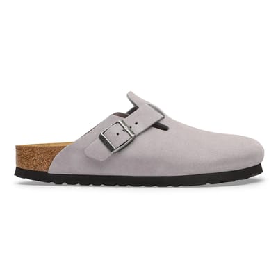 Birkenstock Suede Slippers en Sandalen Dames - Paars - Maat 36 - Suède
