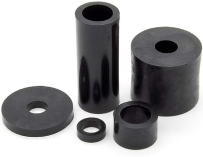 Afstandshulzen Kunststof - Afstandhouders Sluitringen - Onderdelen Monteren - Cilindrisch PE Materiaal - 25 x 10.5 x 25 mm