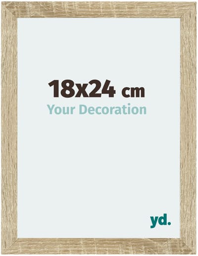 Your Decoration - Fotolijst 18x24 cm - MDF - Sonoma Eiken - Mura