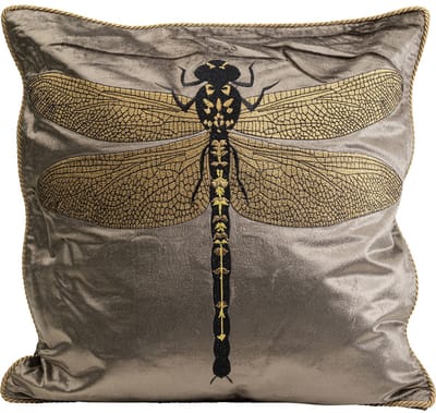 Kussen libelle bruin 40x40cm Kare Design