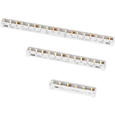 2CDL240213R1012 ABB verzamelrail PS4/12NA Phase busbar Aantal rijen 4 Meerdere kleuren 4-polig 10 mm² 1 stuk(s)