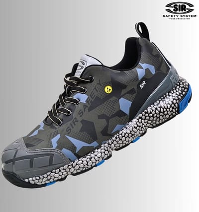 SIR SAFETY TURKANA Veiligheidsschoenen S3 HEREN Werkschoen Zwart Grijs - Aluminium Neus en Composiet Tussenzool - Antislip SR - Ademend