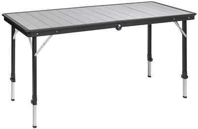 Brunner Dinemic 6 - Campingtafel 150 x 80 x 68 cm - Aluminium frame - Honingraat blad - Verstelbare poten en draagtas
