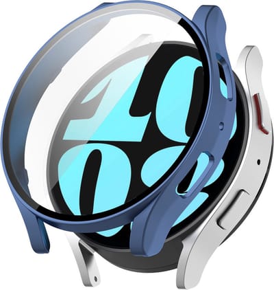 Beschermende watch case - hoesje - geschikt voor Samsung Galaxy Watch 6 (40 mm) - blauw
