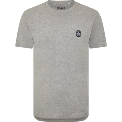 Original Penguin Heren Basic T-shirt met ronde hals (Heide Grijs)