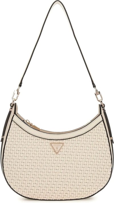 GUESS Schoudertas Murielle Hobo Bag Bone Beige