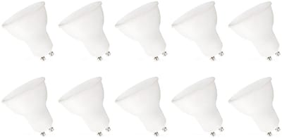 Spectrum Dimbare LED Lamp GU10 6W - 230V - 500 Lumen - 6000K Koud wit - Helder daglicht - Dimbaar - Energiezuinig - 10 stuks