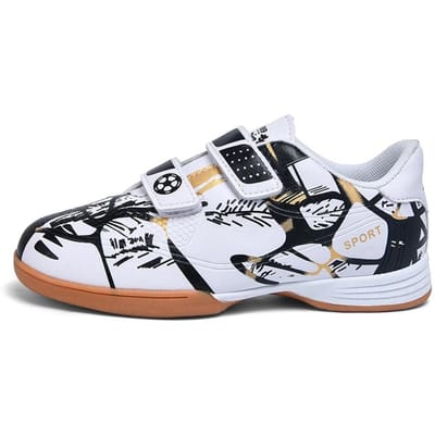 Futsal Kinderen Binnen Voetbalschoenen Antislip Professionele Voetbalschoenen Originele Voetbalveld Schoenen Kinderen Sneakers Snelle Wedstrijd 34 black