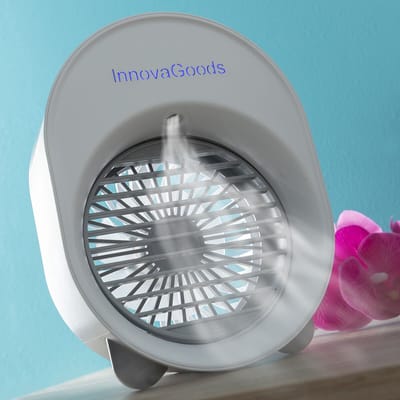 Mini Airconditioner met Ultrasone Luchtbevochtiging | RGB Ledverlichting | Verstelbaar | Verkoeling | Ultrasoon