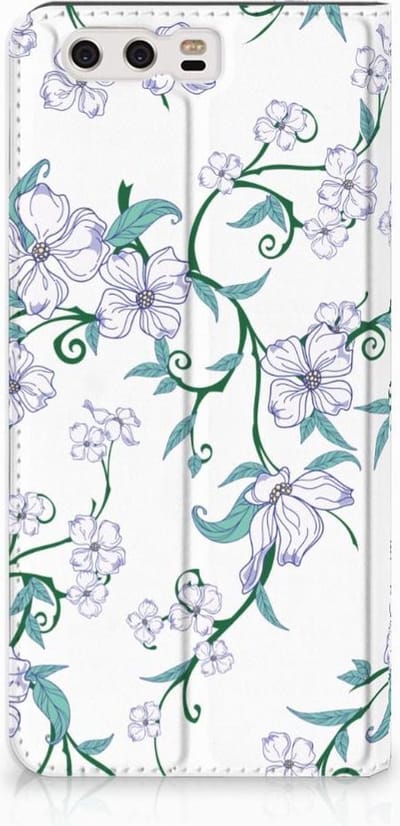 Huawei P10 Plus Uniek Smart Cover Blossom White