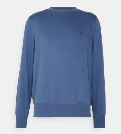 Tommy Jeans | Regular fleece crew neck | Faded Indigo | S