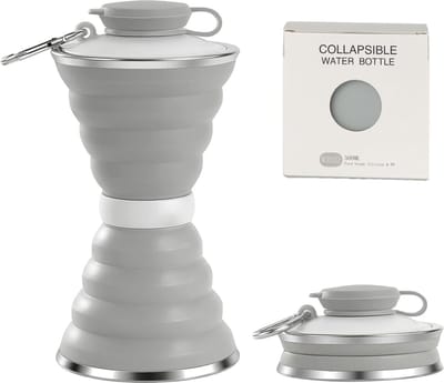 Opvouwbare Siliconen Waterfles 500ml - Ruimtebesparend en Gemakkelijk Draagbaar