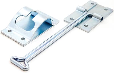 Deur Vanger - Hokker Houder - Camper Deur - Volledig Metaal - 6 Inch - Zilver