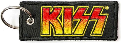 Kiss - Classic Logo Sleutelhanger - Zwart