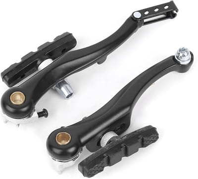 V Brake Set voor Mountainbikes - Aluminium Remmen voor Voor- en Achterwiel, Inclusief Noodles en Schroeven, Eenvoudige Installatie en Betrouwbare Remprestaties