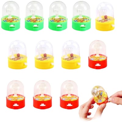 NTHProducts - Flipper Basketball - Mini Finger Toys - Leuk voor kids - 12 Stuks - Basketball Shooting Game - Perfect voor verjaardagen - Geschikt voor ...