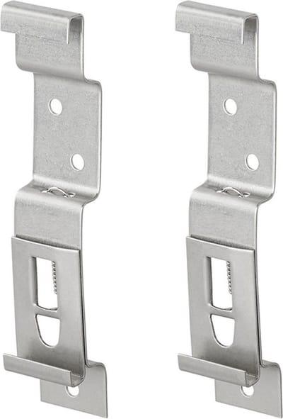Benson Kentekenplaatklem: Nummerplaatklem, RVS, 2 stuks