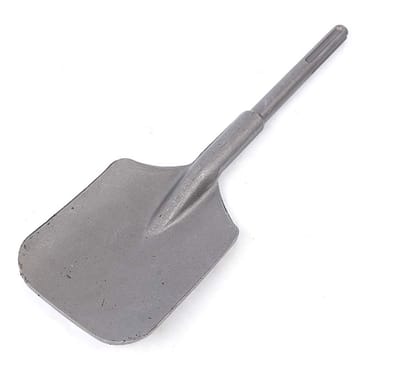 Schopbeitel Set - Tegelbeitel Breekbeitel - Tegels Verwijderen - Robuust Chroomstaal - 400 x 130 mm - Zilver Zwart