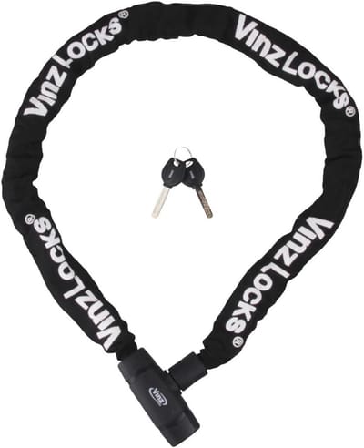 Fietsketting Slot met Vaste Kop 120cm - 8mm Dikte