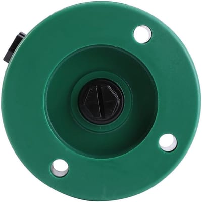 Gazonsproeier met 3 armen voor efficiënte tuinirrigatie, verstelbaar ontwerp, gemaakt van duurzaam ABS en PVC materiaal, groen, inclusief 1/2 en 3/4 inch aansluitingen, set van 2 stuks.