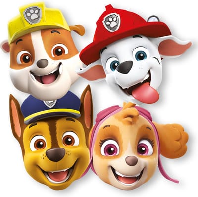 RIETHMULLER - 8 papieren maskers PAW Patrol