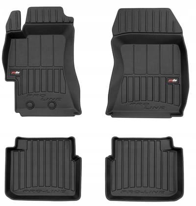Frogum No.77 - Automatmatten - Geschikt voor Subaru Impreza III GH 2007-2011 - 3D Pasvorm - Hoge Rand 6cm - TPE Rubber