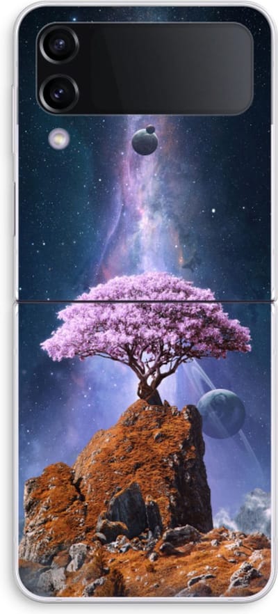 Case Company® - Hoesje geschikt voor Samsung Galaxy Z Flip4 hoesje - Ambition - Soft Cover Telefoonhoesje - Bescherming aan alle Kanten en Schermrand