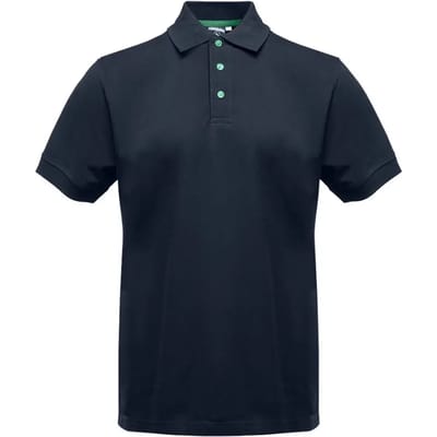 Polo met contrasterende knopen Pen Duick