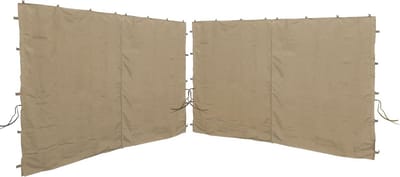 Zijwanden voor Paviljoen 3x3m Beige RAL 1001 - 2-delige Set 300x197cm