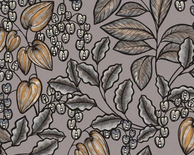 SCANDINAVISCHE LOOK BLADEREN BEHANG | Retro - meerkleurig taupe - "Architects Paper" A.S. Création Floral Impression