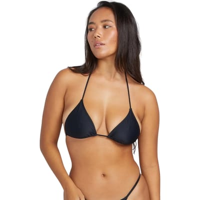 Dames zwemkleding top Volcom Simply Solid Slide