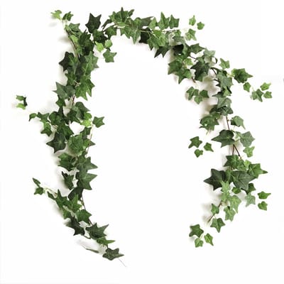 Dailygoods- Kunstslinger 1,8 m - Kunstplanten - Hangende Klimopslinger - Decoratie voor Bruiloft/Tuin - Herbruikbaar - Schitterende Groene Kleur - Kunstplant
