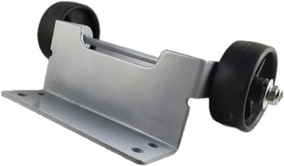 Terrasverwarmer Wielset - Mobiele Kit - Buiten Verwarmen - Solide Nylon Katrol - 24 x 12 x 5 cm - Zilver
