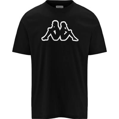 Kappa - T-Shirt Logo Cromen - Zwart T-Shirt Heren-XL
