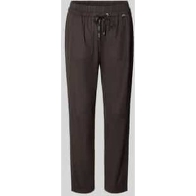 Broek met elastische band en steekzakken