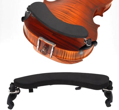 Dailygoods- Vioolschoudersteun Ergonomische Ondersteuning - In Hoogte Verstelbare Voeten - Siliconen Voeten - Geschikt voor 4/4 en 3/4 Maat - Comfortabel Spelen - Vioolsteun