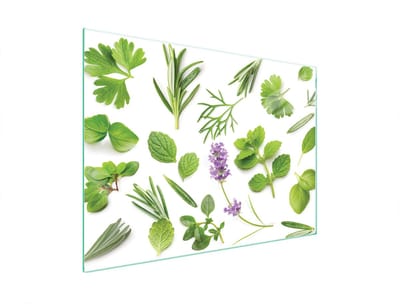 TMK ArtDeko - Beschermplaat voor Kookplaat - 70x52cm - Glazen Beschermhelf - Roestbestendig