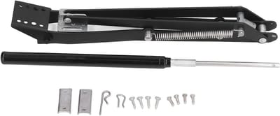 Kasraamopener Automatisch - Ventilatieopener Zonnewarmte - Kas Klimaat Beheer - Dubbele Veer Aluminium - Tot 7 kg - Zilver