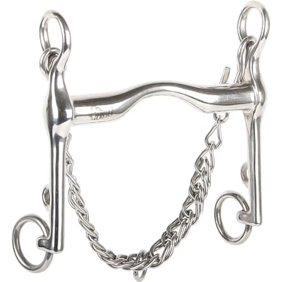 Dressuurstang Sweet Iron lage tongboog 18mm  11.5