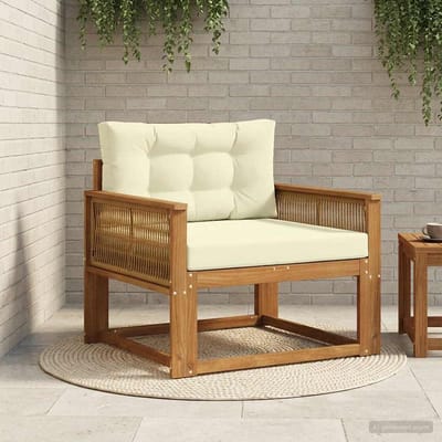 vidaXL - Buiten - Midden - Sofa - Massief - Acacia - Hout - Naturel