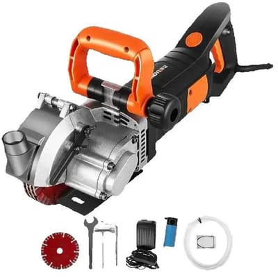 Cellista Muurfrees 4800W - Sleuvenfrees Beton - Wall Chaser 133mm - Sleuvenzaag met Waterpomp - Muurslijper 42mm Diepte 40mm Breedte - Elektrische Sleuvenmachine