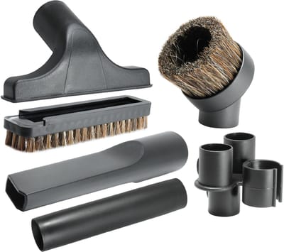 Dparts 5-delig hulpstukken set geschikt voor Numatic - past op elke Henry en Hetty stofzuiger - James George Charles - met buishouder - plumeau - meubelborstel - zuigmond - stofzuigermond - stofzuigermondstuk - stofzuigervoet - borstel - universeel