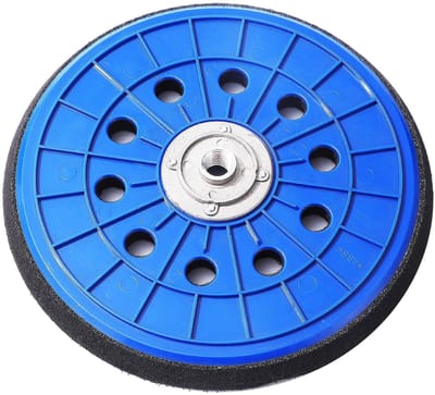 Dailygoods- Schuurschijf 215 mm - Hoogwaardige Klittenband - 10 Gaten - M14 Schroefdraad - Duurzaam Polypropyleen - Efficiënte Stofverwijdering - Schuurplaat