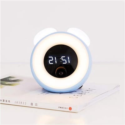 Wekker Lamp - Nachtlampje Sensor - Zacht Ontwaken - Automatische Slaapherkenning - 122x67x135mm - Blauw