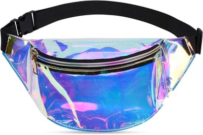 Stijlvolle Leren Heuptas voor Vrouwen - Glanzende Crossbody Tas Ideaal voor Festivals, Sport en Feestjes