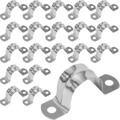 RVS Pipe Clamps 32 mm, Duurzame Slangklemmen voor Water- en Gashoses, Verpakking van 20 Stuks